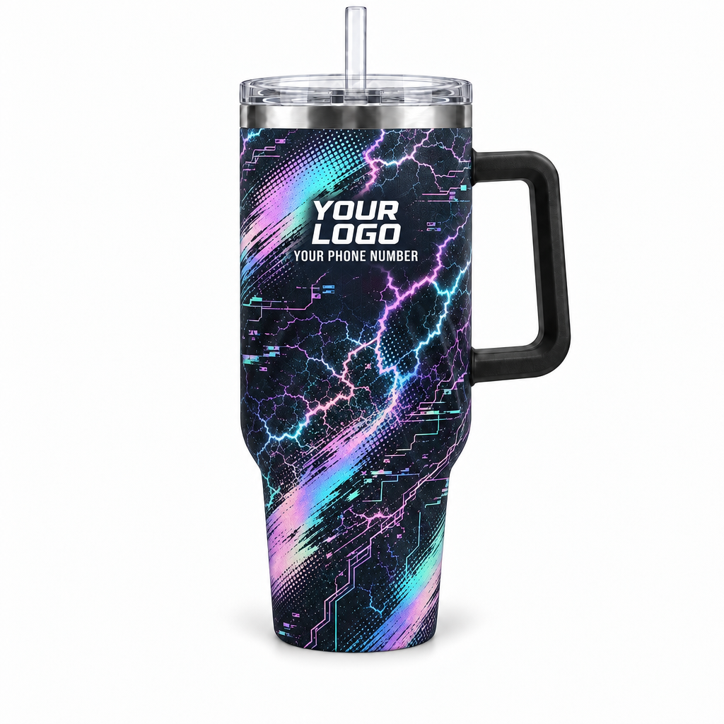 ELN003 personalized tumbler 40oz front product mockup