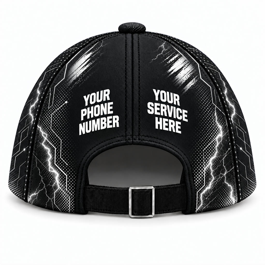 ELN004 personalized cap back product mockup