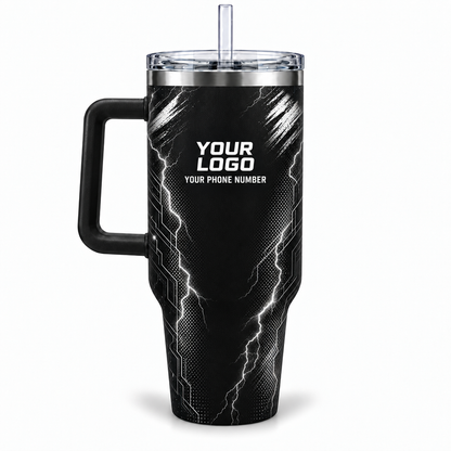 ELN004 personalized tumbler 40oz back product mockup
