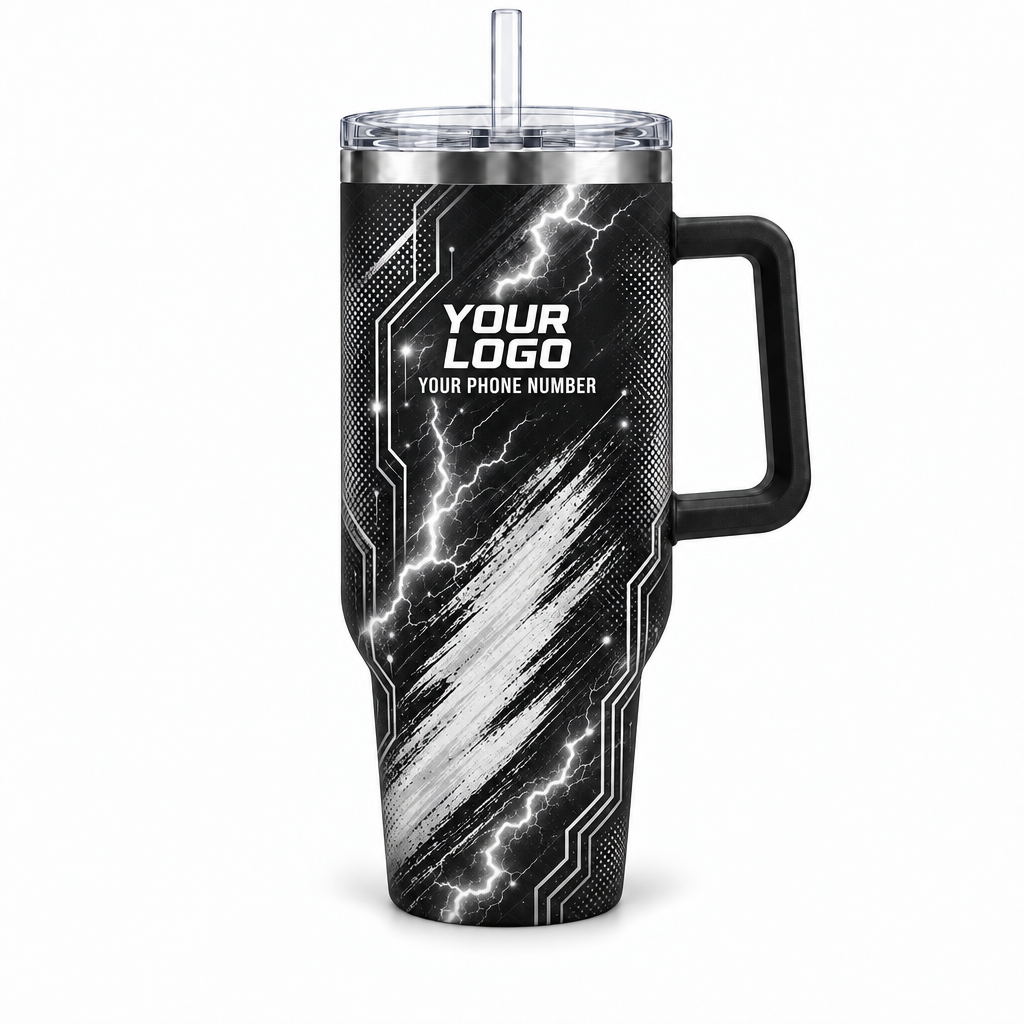 ELN004 personalized tumbler 40oz front product mockup