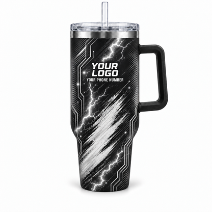 ELN004 personalized tumbler 40oz front product mockup