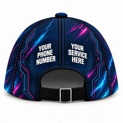 ELN005 personalized cap back product mockup