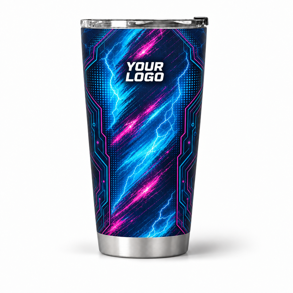 ELN005 personalized tumbler 20oz front product mockup