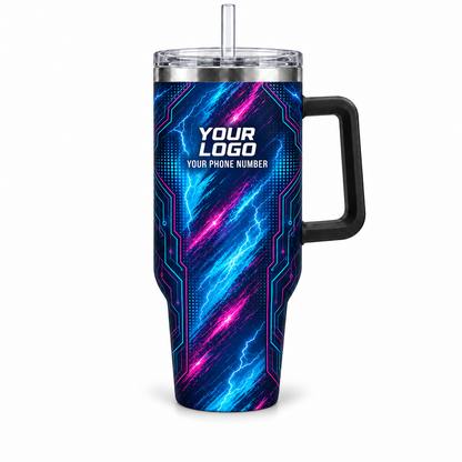 ELN005 personalized tumbler 40oz front product mockup