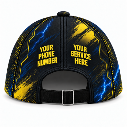ELN006 personalized cap back product mockup