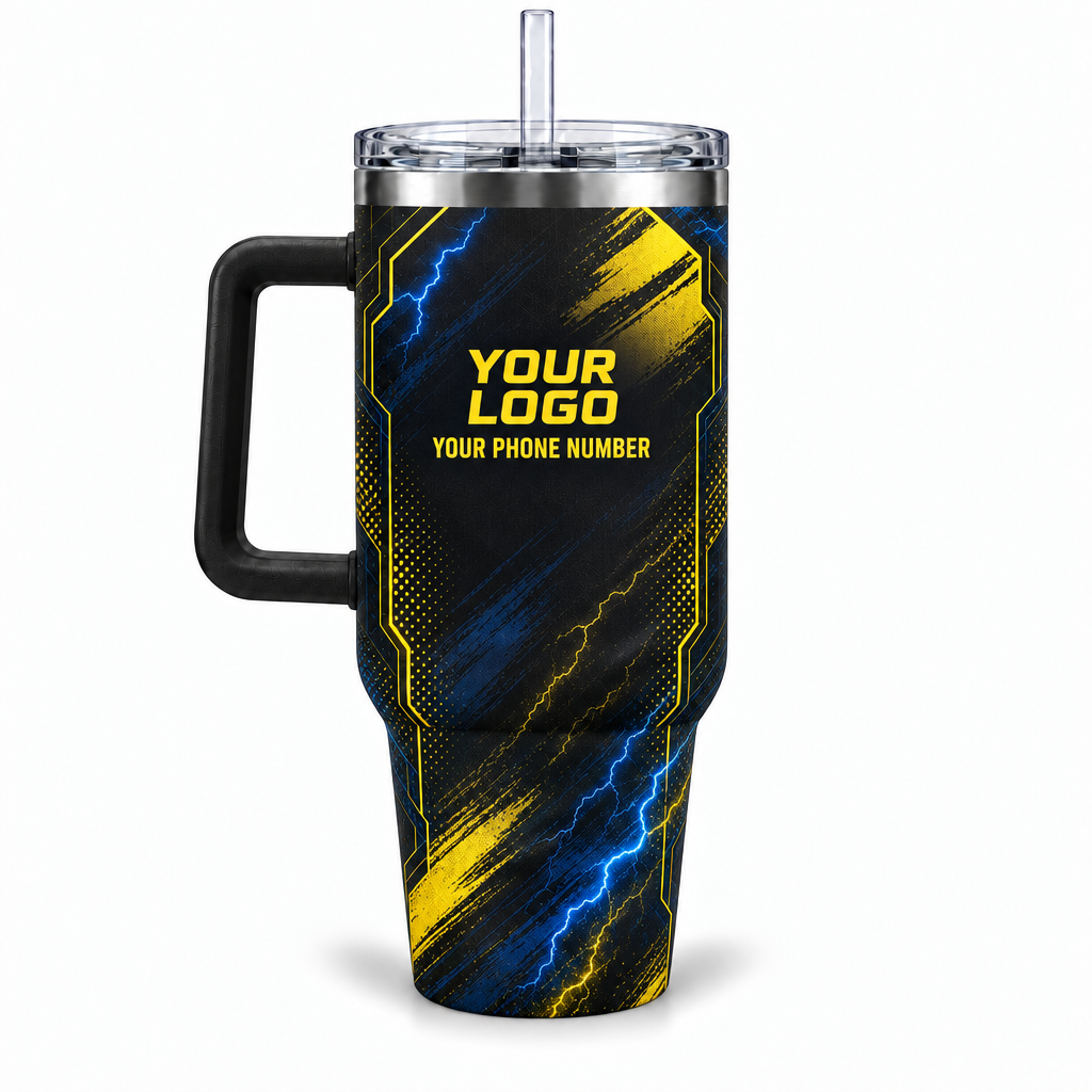 ELN006 personalized tumbler 40oz back product mockup