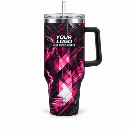 ELN007 personalized tumbler 40oz front product mockup