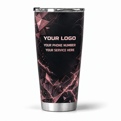 ELN008 personalized tumbler 20oz back product mockup