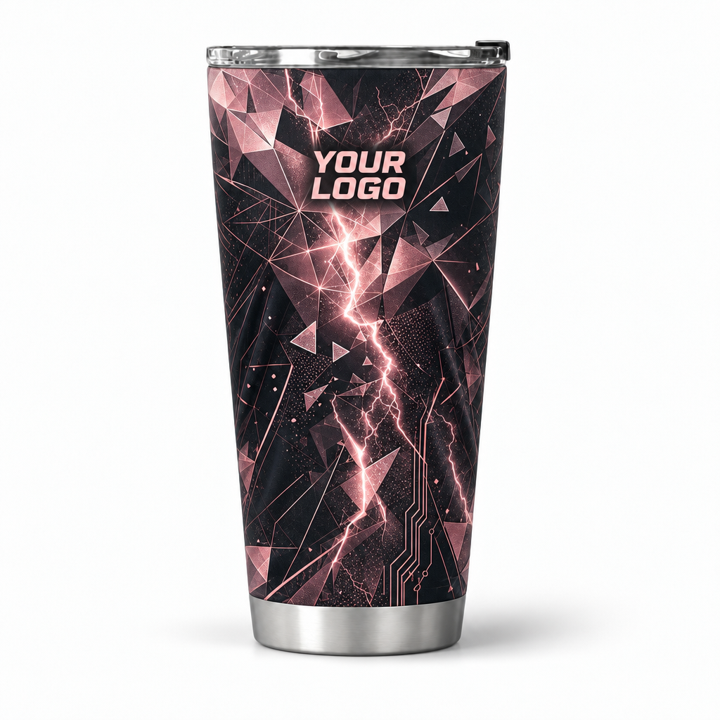 ELN008 personalized tumbler 20oz front product mockup