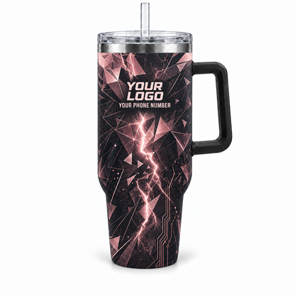 ELN008 personalized tumbler 40oz front product mockup