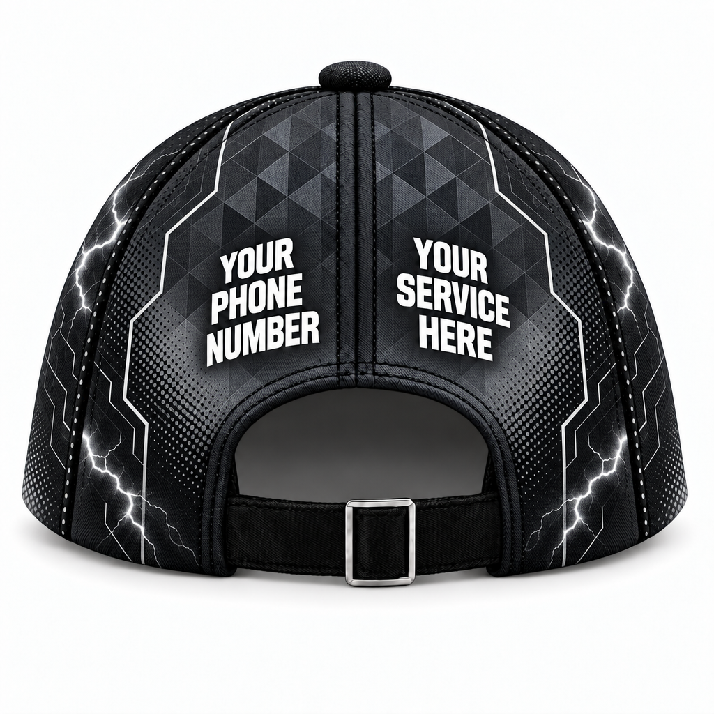 ELN009 personalized cap back product mockup
