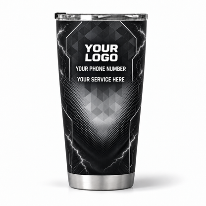 ELN009 personalized tumbler 20oz back product mockup