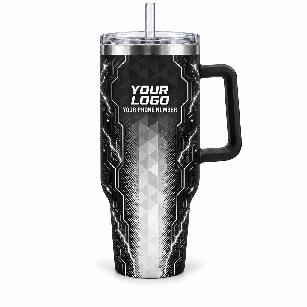 ELN009 personalized tumbler 40oz front product mockup