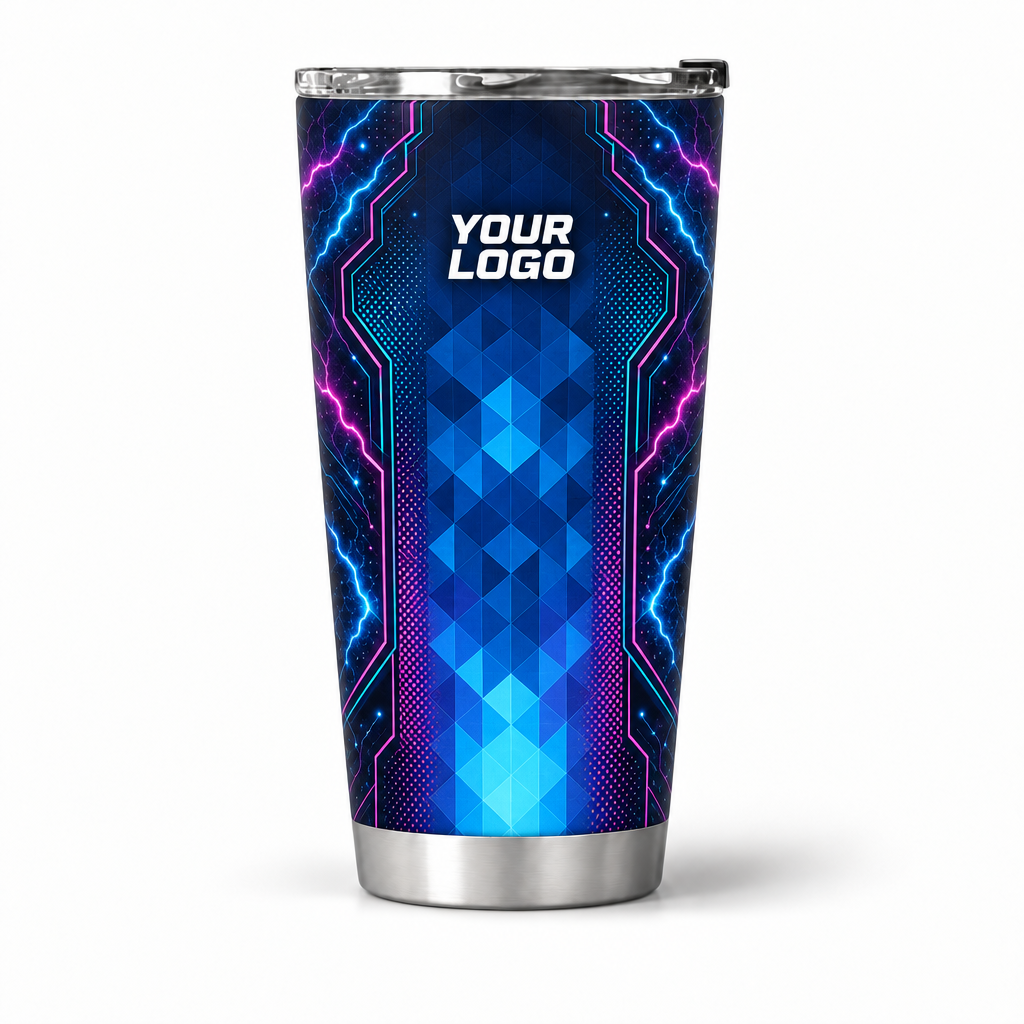 ELN010 personalized tumbler 20oz front product mockup