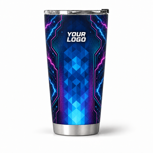 ELN010 personalized tumbler 20oz front product mockup