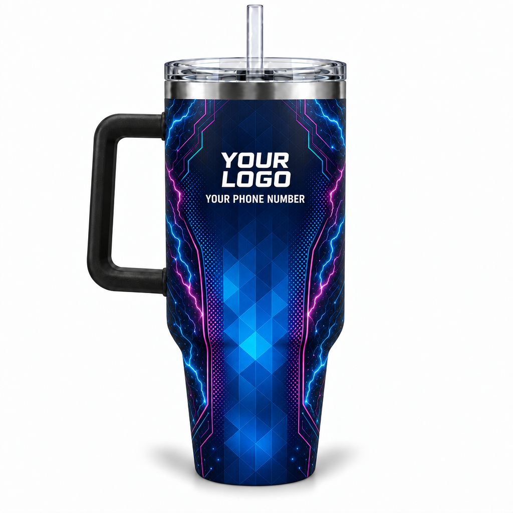 ELN010 personalized tumbler 40oz back product mockup