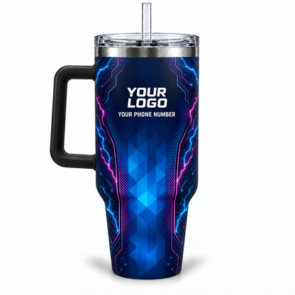 ELN010 personalized tumbler 40oz back product mockup