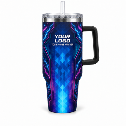 ELN010 personalized tumbler 40oz front product mockup