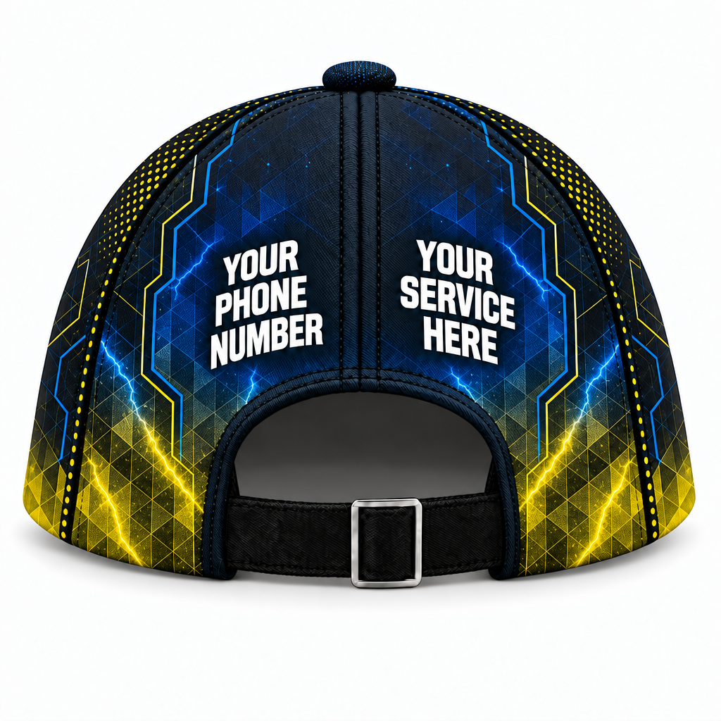 ELN011 personalized cap back product mockup