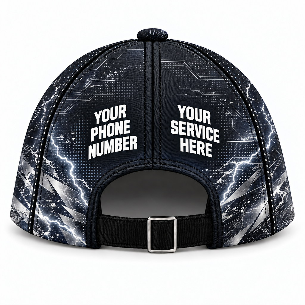 ELN012 personalized cap back product mockup