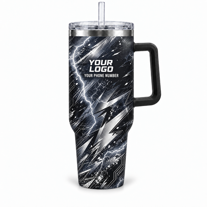ELN012 personalized tumbler 40oz front product mockup