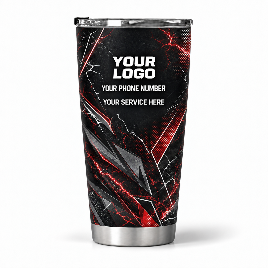 ELN013 personalized tumbler 20oz back product mockup