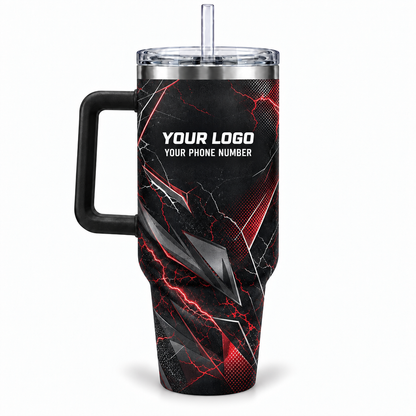 ELN013 personalized tumbler 40oz back product mockup