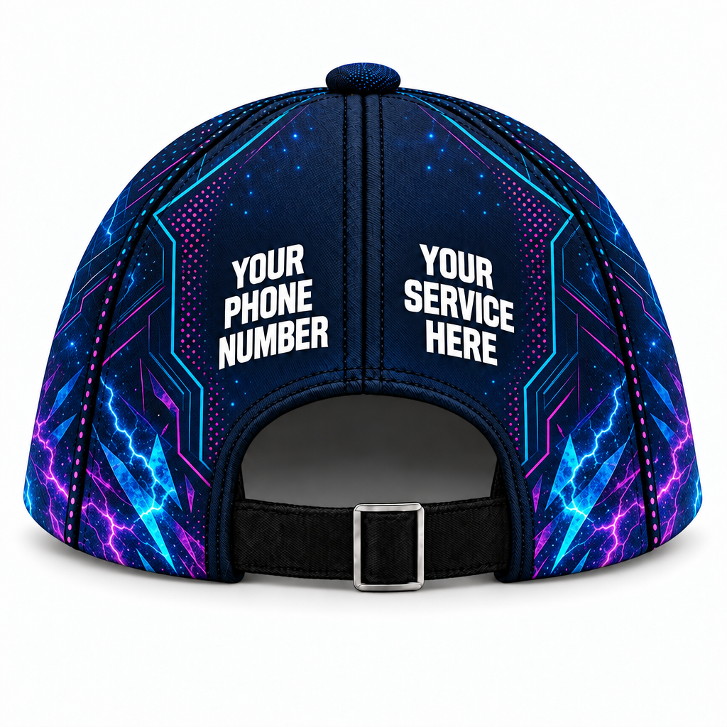 ELN014 personalized cap back product mockup