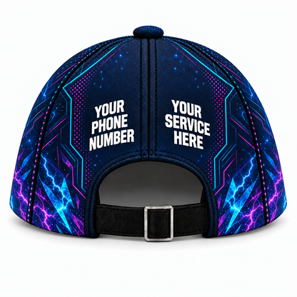 ELN014 personalized cap back product mockup