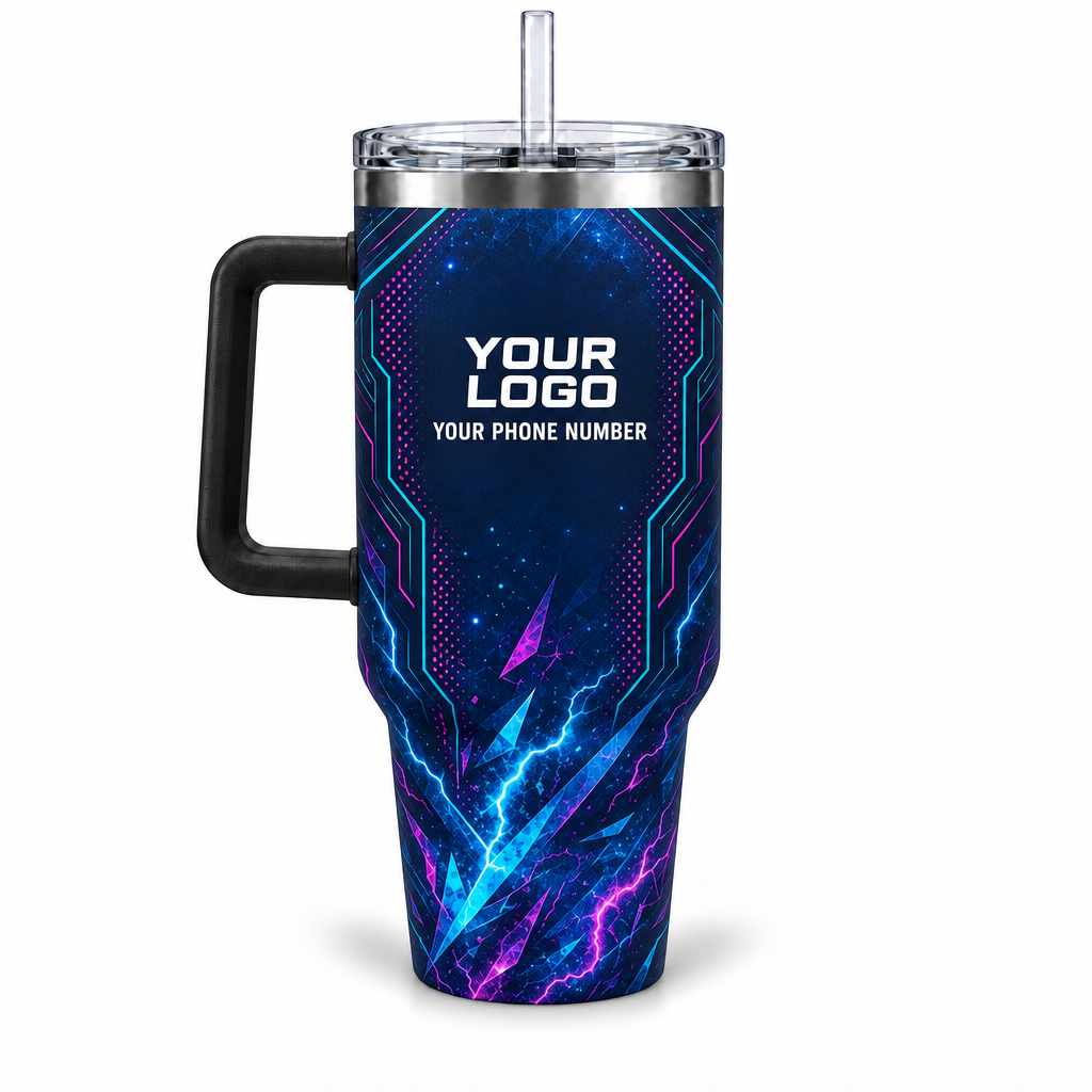ELN014 personalized tumbler 40oz back product mockup