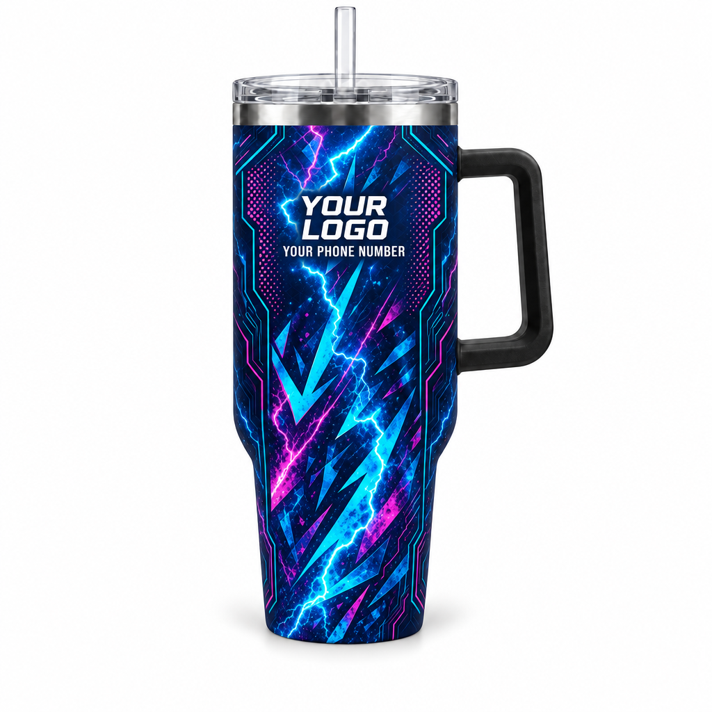ELN014 personalized tumbler 40oz front product mockup