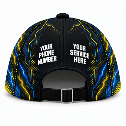 ELN015 personalized cap back product mockup