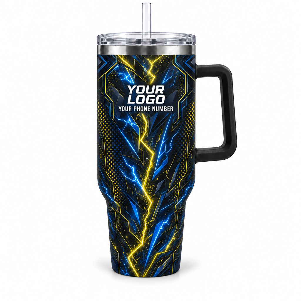 ELN015 personalized tumbler 40oz front product mockup