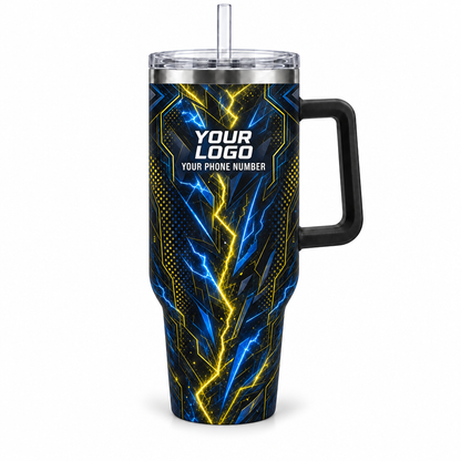 ELN015 personalized tumbler 40oz front product mockup