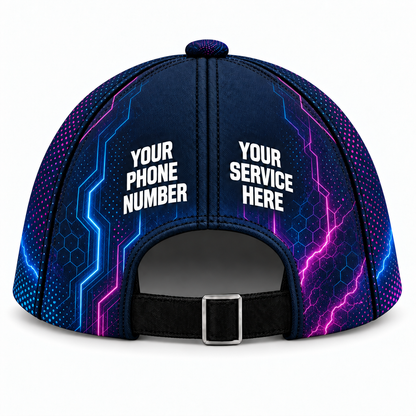 ELN016 personalized cap back product mockup