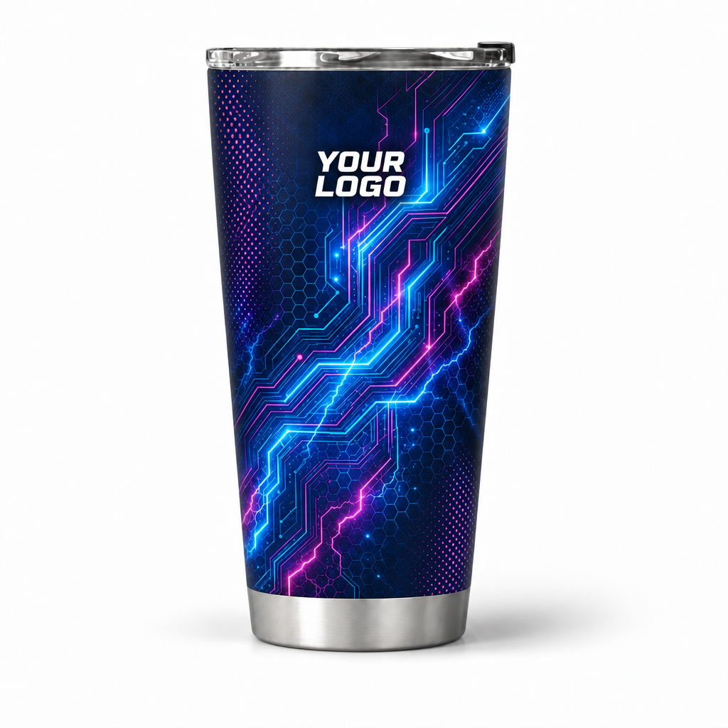 ELN016 personalized tumbler 20oz front product mockup