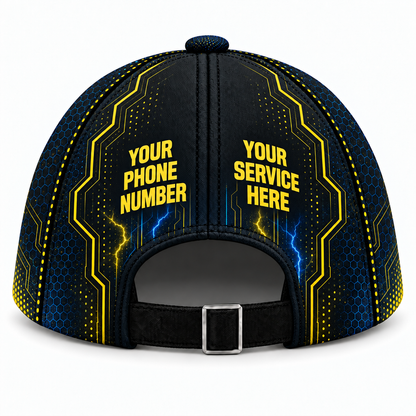 ELN017 personalized cap back product mockup