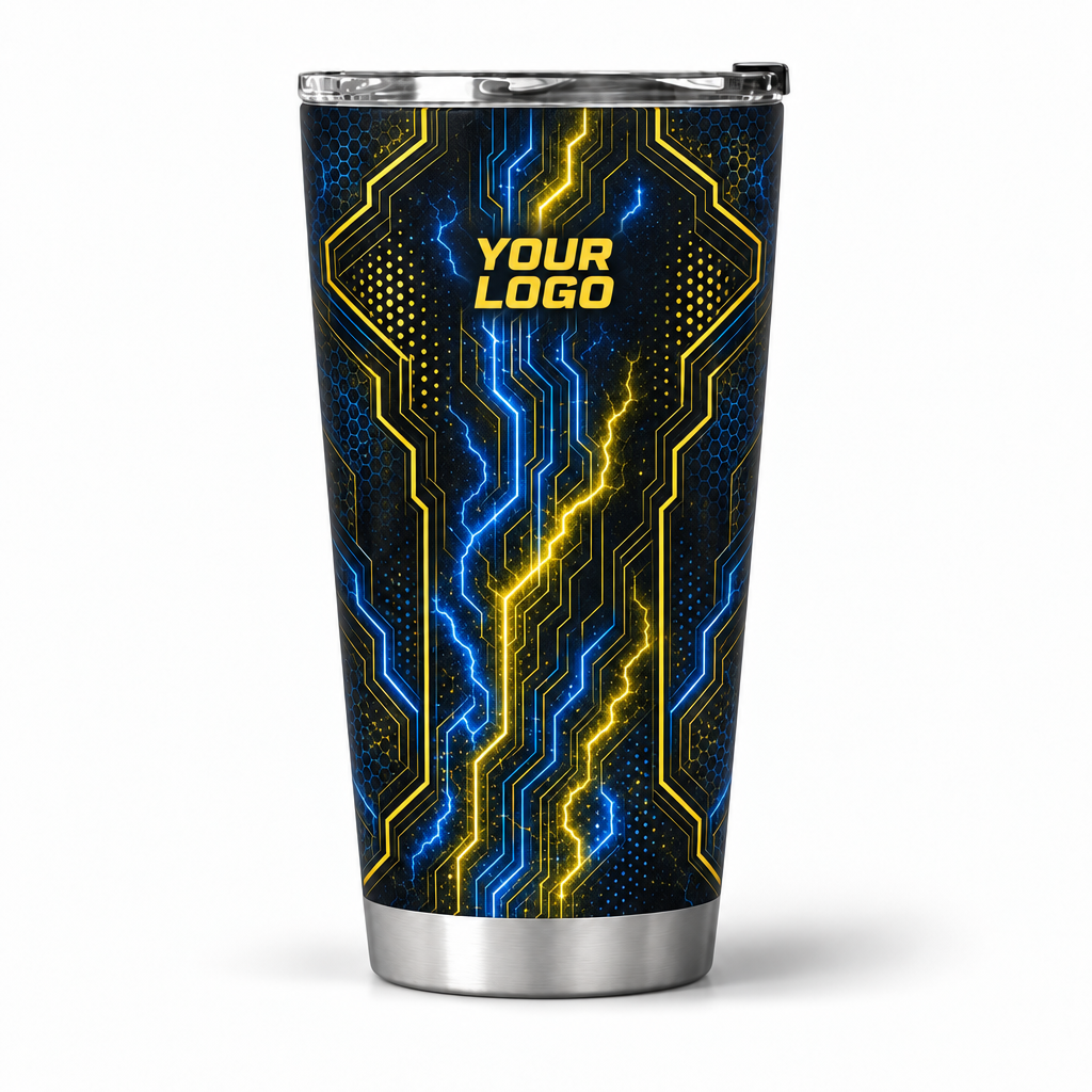 ELN017 personalized tumbler 20oz front product mockup