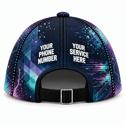 ELN018 personalized cap back product mockup