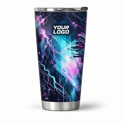ELN018 personalized tumbler 20oz front product mockup