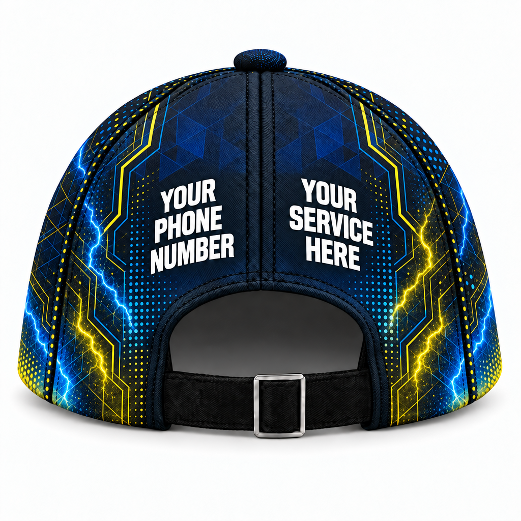 ELN020 personalized cap back product mockup
