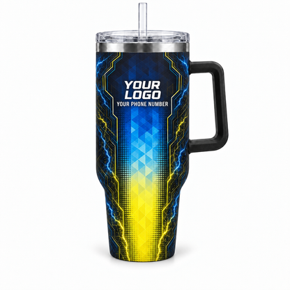 ELN020 personalized tumbler 40oz front product mockup
