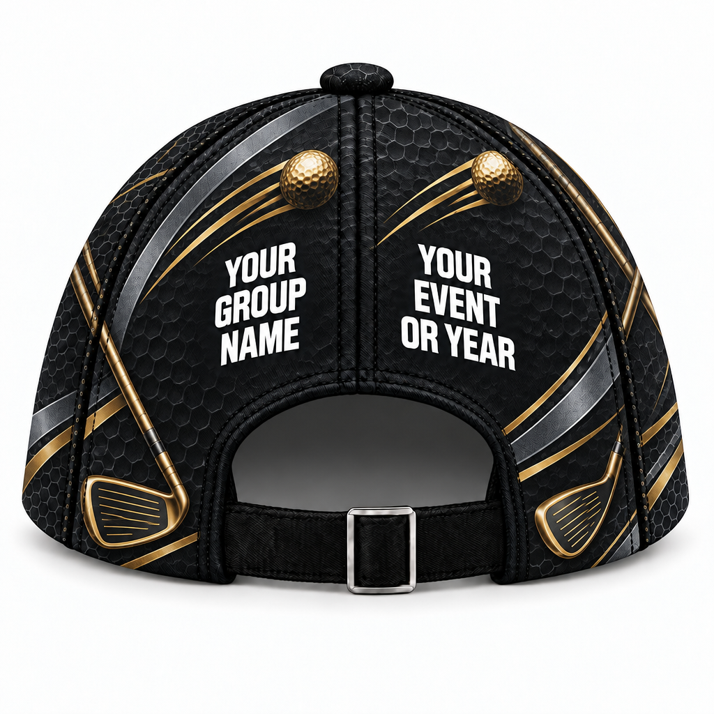 GLF002 personalized cap back product mockup