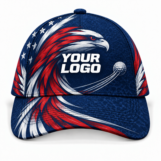 GLF007 personalized cap front product mockup