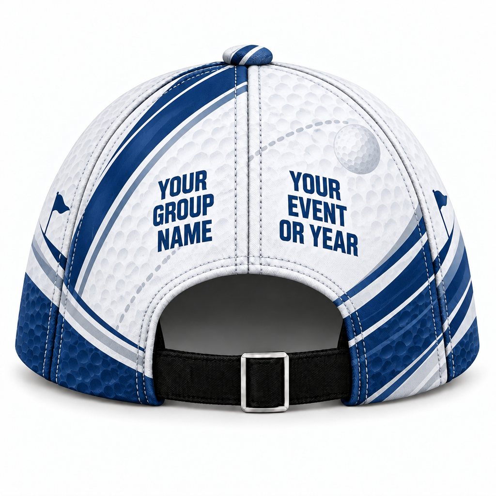 GLF009 personalized cap back product mockup