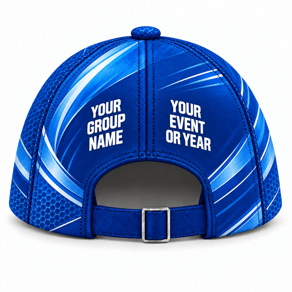 GLF010 personalized cap back product mockup