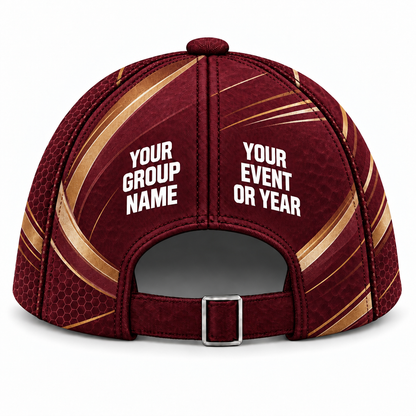 GLF012 personalized cap back product mockup