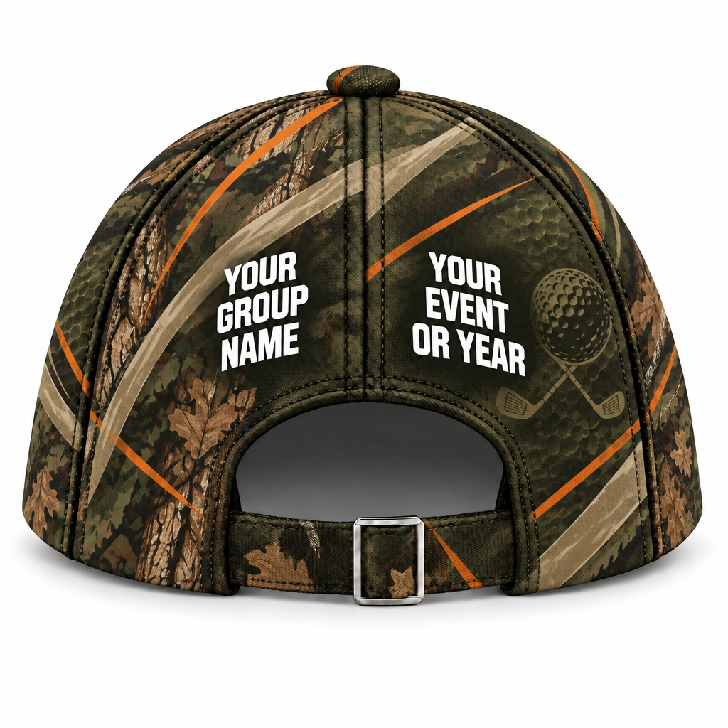 GLF016 personalized cap back product mockup