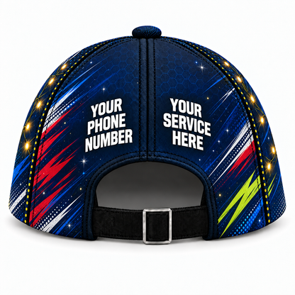 HLN001 personalized cap back product mockup