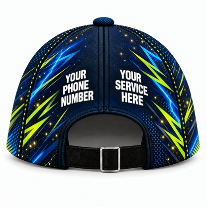HLN002 personalized cap back product mockup